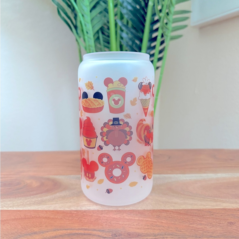 🆕 Fall Can Glass Cup